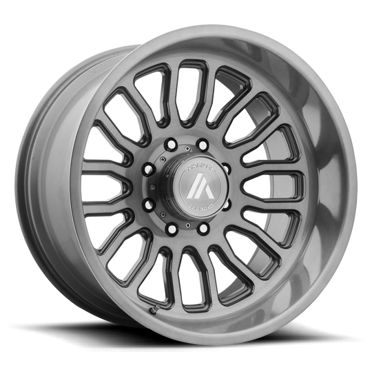 AB815-201261TB40N - Asanti AB815 Workhorse 20X12 6X139.7 -40 mm Titanium-Brushed - Asanti Wheels Canada