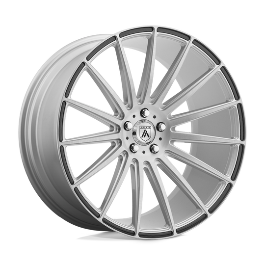 ABL14-19850020SL - Asanti ABL-14 Polaris 19X8.5 BLANK  mm Brushed Silver Carbon Fiber Insert - Asanti Wheels Canada