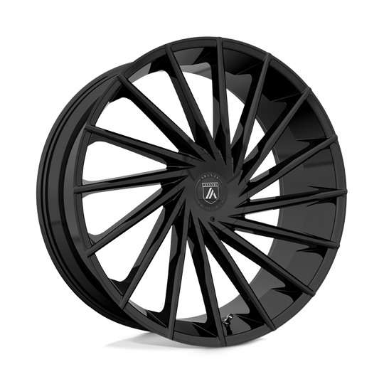 ABL18-20850015GB - Asanti ABL-18 Matar 20X8.5 BLANK  15mm Gloss Black - Asanti Wheels Canada