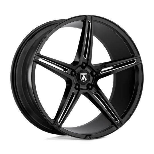 ABL22-22901515BK - Asanti ABL-22 Alpha 22X9 5X115  15mm Gloss Black Milled - Asanti Wheels Canada