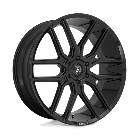 ABL28-24106230BK - Asanti ABL-28 Baron 24X10 6X139.7  30mm Gloss Black - Asanti Wheels Canada