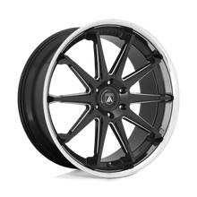 Charger l'image dans la galerie, ABL29-24106230BK - Asanti ABL-29 Emperor 24X10 6X139.7  30mm Gloss Black Milled With Chrome Lip - Asanti Wheels Canada
