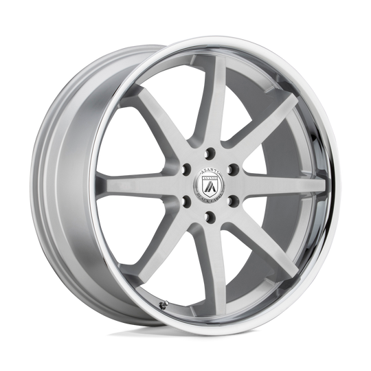 ABL32-22963430 - Asanti ABL-32 Kaiser 22X9.5 6X135  30mm Brushed Silver Chrome Lip - Asanti Wheels Canada