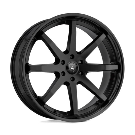 ABL32-22962730 - Asanti ABL-32 Kaiser 22X9.5 6X139.7  30mm Satin Black Gloss Black Lip - Asanti Wheels Canada