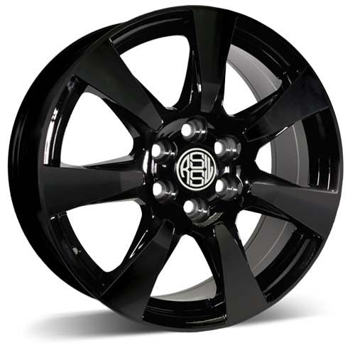 ACH859BGB - RSSW Iron 18X8 5X127 ET 53MM Bore 71.5MM Gloss Black - RSSW Wheels Canada