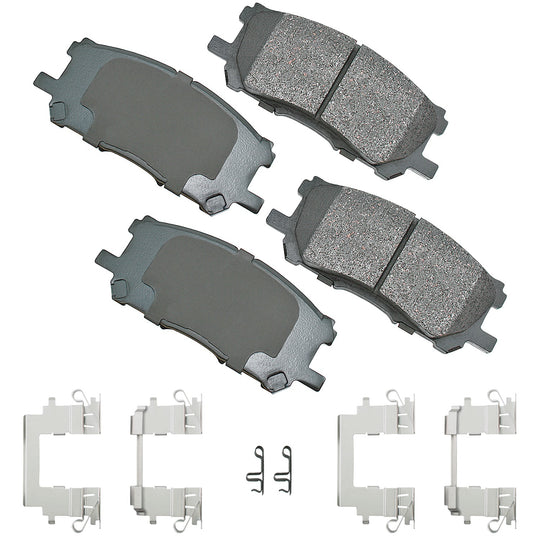 ACT1005A ProACT Ultra Premium Ceramic Disc Brake Pad Set Akebono Canada