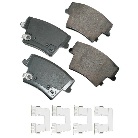 ACT1057 ProACT Ultra Premium Ceramic Disc Brake Pad Set Akebono Canada