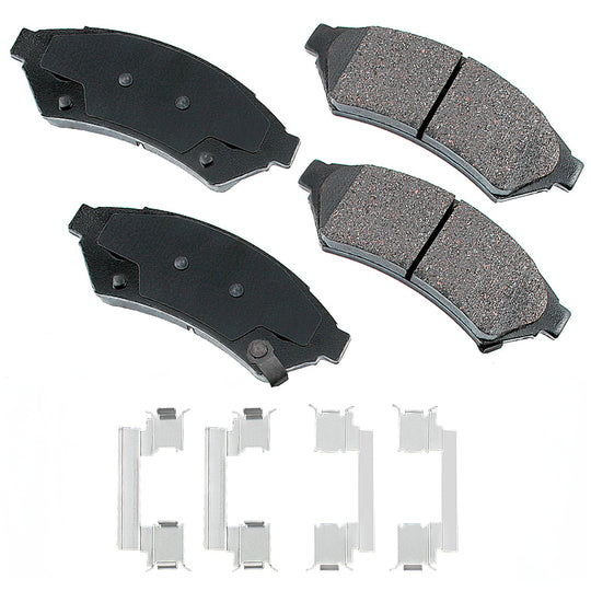 ACT1075 ProACT Ultra Premium Ceramic Disc Brake Pad Set Akebono Canada