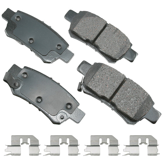 ACT1088A ProACT Ultra Premium Ceramic Disc Brake Pad Set Akebono Canada