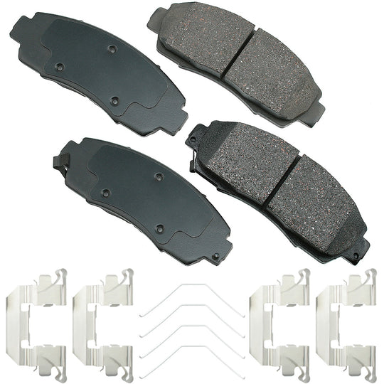 ACT1089A ProACT Ultra Premium Ceramic Disc Brake Pad Set Akebono Canada