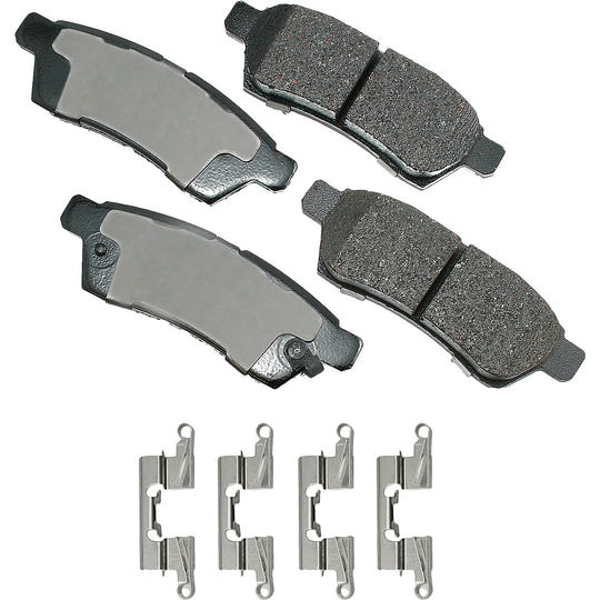 ACT1100 ProACT Ultra Premium Ceramic Disc Brake Pad Set Akebono Canada