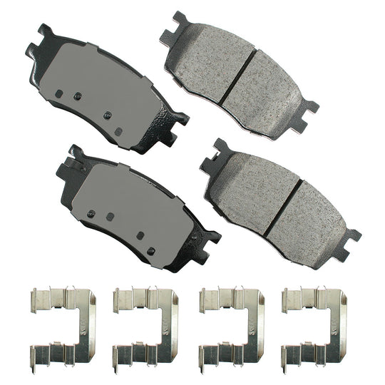 ACT1156 ProACT Ultra Premium Ceramic Disc Brake Pad Set Akebono Canada