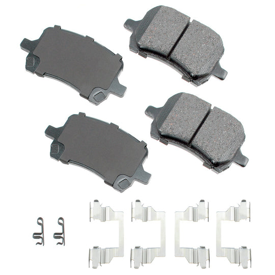 ACT1160 ProACT Ultra Premium Ceramic Disc Brake Pad Set Akebono Canada