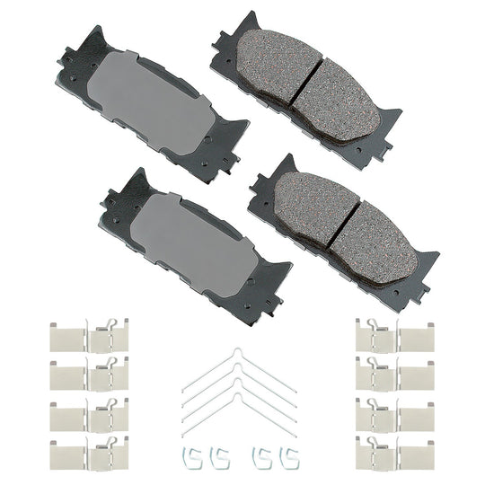 ACT1222A ProACT Ultra Premium Ceramic Disc Brake Pad Set Akebono Canada