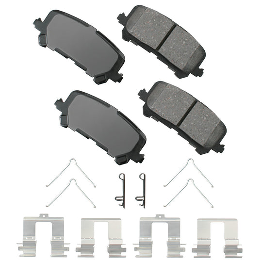 ACT1281 ProACT Ultra Premium Ceramic Disc Brake Pad Set Akebono Canada