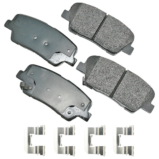 ACT1284A ProACT Ultra Premium Ceramic Disc Brake Pad Set Akebono Canada