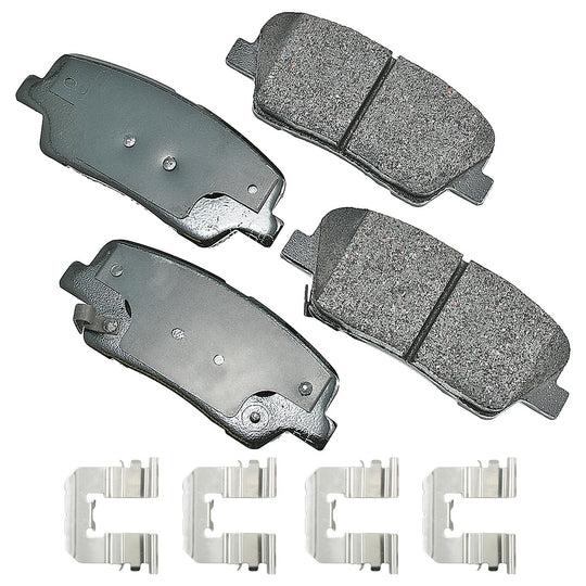 ACT1284B ProACT Ultra Premium Ceramic Disc Brake Pad Set Akebono Canada