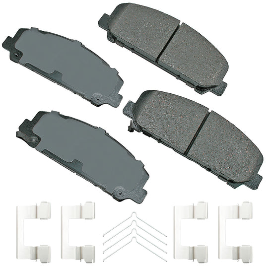 ACT1286A ProACT Ultra Premium Ceramic Disc Brake Pad Set Akebono Canada