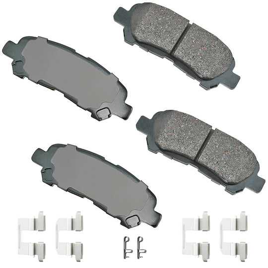 ACT1325A ProACT Ultra Premium Ceramic Disc Brake Pad Set Akebono Canada