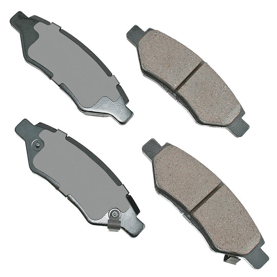 ACT1337 ProACT Ultra Premium Ceramic Disc Brake Pad Set Akebono Canada