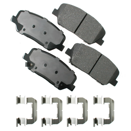 ACT1413 ProACT Ultra Premium Ceramic Disc Brake Pad Set Akebono Canada