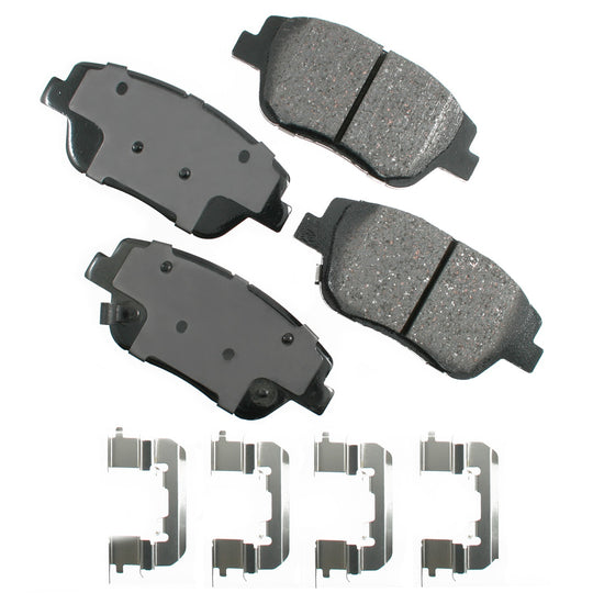 ACT1444 ProACT Ultra Premium Ceramic Disc Brake Pad Set Akebono Canada