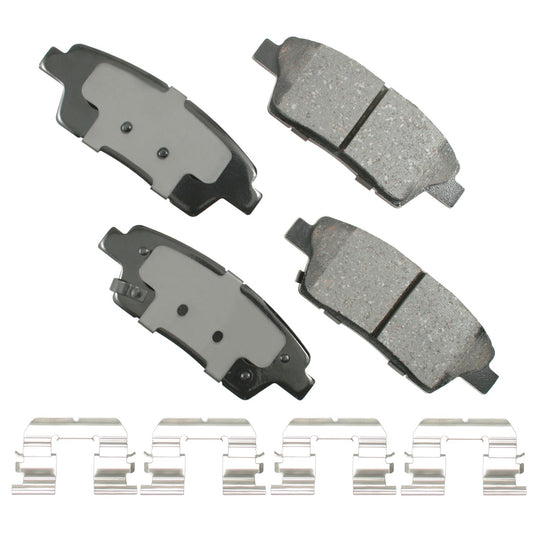 ACT1551 ProACT Ultra Premium Ceramic Disc Brake Pad Set Akebono Canada