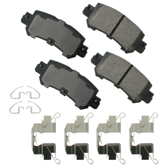 ACT1624 ProACT Ultra Premium Ceramic Disc Brake Pad Set Akebono Canada