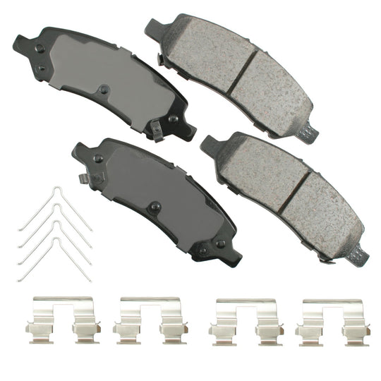 ACT1647 ProACT Ultra Premium Ceramic Disc Brake Pad Set Akebono Canada