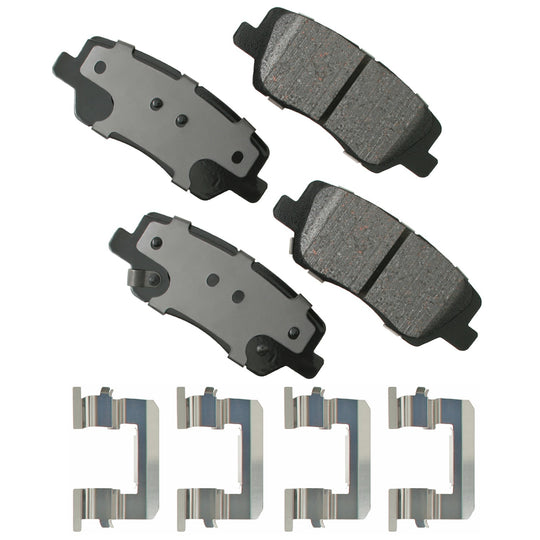 ACT1659 ProACT Ultra Premium Ceramic Disc Brake Pad Set Akebono Canada