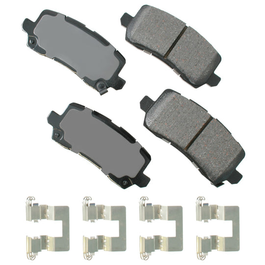 ACT1698 ProACT Ultra Premium Ceramic Disc Brake Pad Set Akebono Canada