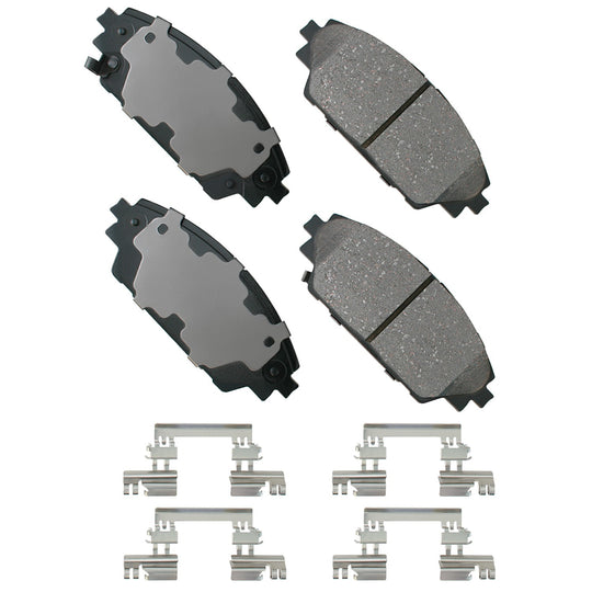 ACT1728 ProACT Ultra Premium Ceramic Disc Brake Pad Set Akebono Canada