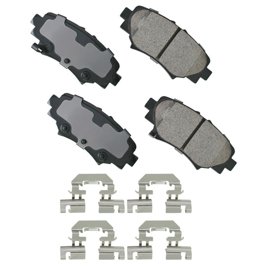 ACT1729 ProACT Ultra Premium Ceramic Disc Brake Pad Set Akebono Canada