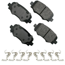 Load image into Gallery viewer, ACT1809 ProACT Ultra Premium Ceramic Disc Brake Pad Set Akebono Canada
