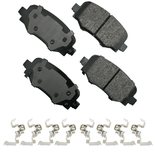 ACT1809 ProACT Ultra Premium Ceramic Disc Brake Pad Set Akebono Canada