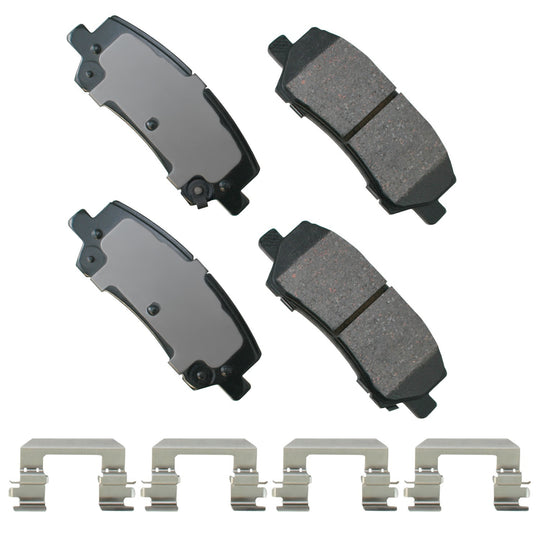 ACT1810 ProACT Ultra Premium Ceramic Disc Brake Pad Set Akebono Canada