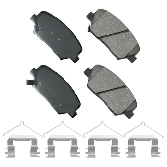 ACT1815A ProACT Ultra Premium Ceramic Disc Brake Pad Set Akebono Canada
