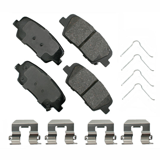 ACT1816 ProACT Ultra Premium Ceramic Disc Brake Pad Set Akebono Canada