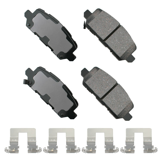 ACT1841 ProACT Ultra Premium Ceramic Disc Brake Pad Set Akebono Canada