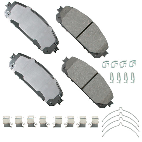 ACT1843 ProACT Ultra Premium Ceramic Disc Brake Pad Set Akebono Canada