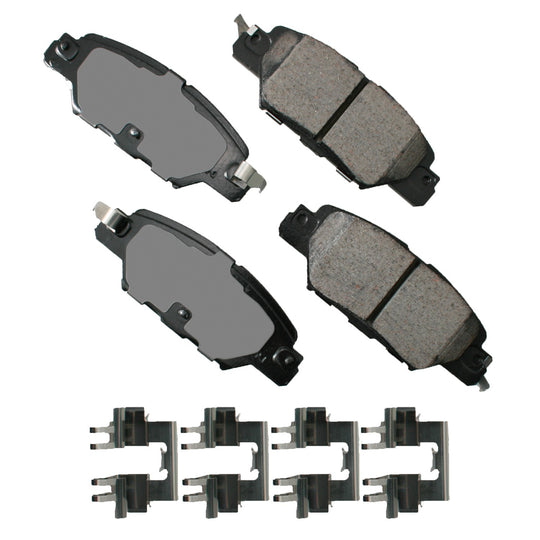 ACT1846 ProACT Ultra Premium Ceramic Disc Brake Pad Set Akebono Canada
