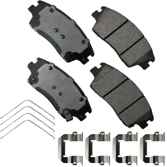 ACT1847 ProACT Ultra Premium Ceramic Disc Brake Pad Set Akebono Canada