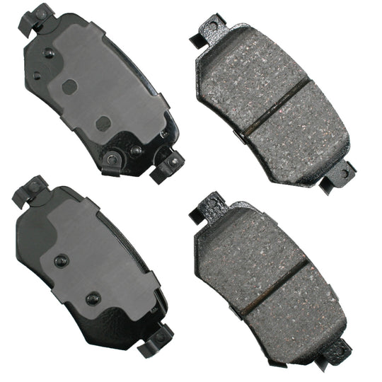 ACT1874 ProACT Ultra Premium Ceramic Disc Brake Pad Set Akebono Canada