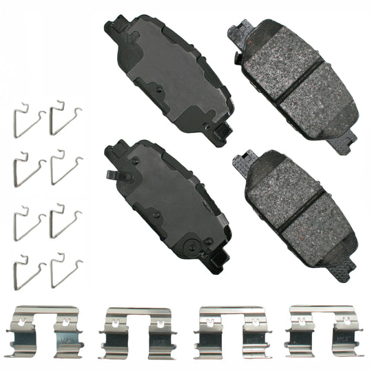 ACT2037 ProACT Ultra Premium Ceramic Disc Brake Pad Set Akebono Canada