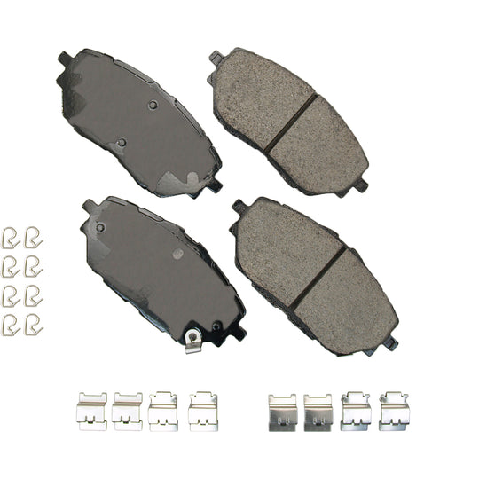 ACT2065 ProACT Ultra Premium Ceramic Disc Brake Pad Set Akebono Canada
