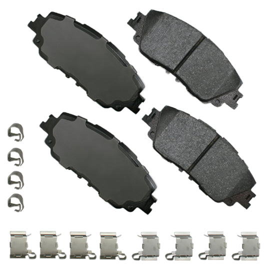 ACT2076 ProACT Ultra Premium Ceramic Disc Brake Pad Set Akebono Canada