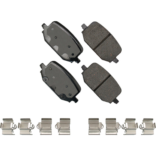 ACT2232 ProACT Ultra Premium Ceramic Disc Brake Pad Set Akebono Canada