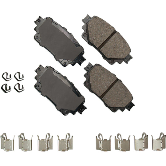ACT2305 ProACT Ultra Premium Ceramic Disc Brake Pad Set Akebono Canada
