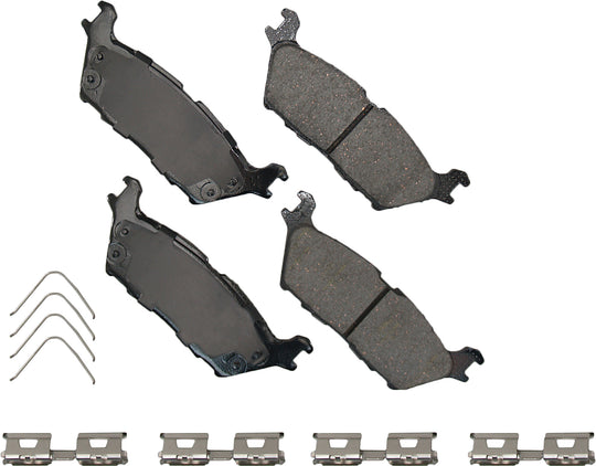 ACT2383 ProACT Ultra Premium Ceramic Disc Brake Pad Set Akebono Canada