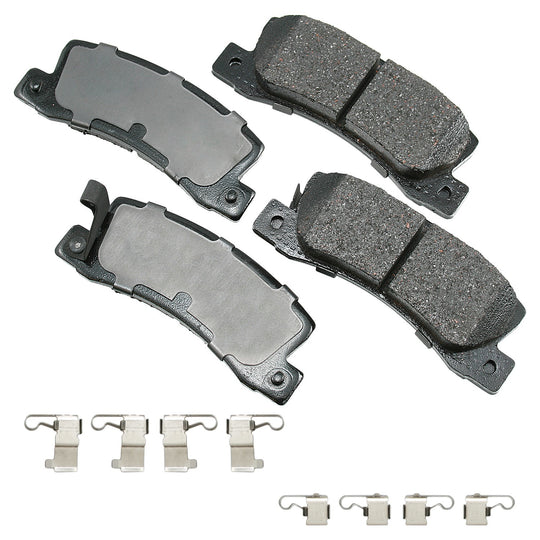 ACT325A ProACT Ultra Premium Ceramic Disc Brake Pad Set Akebono Canada
